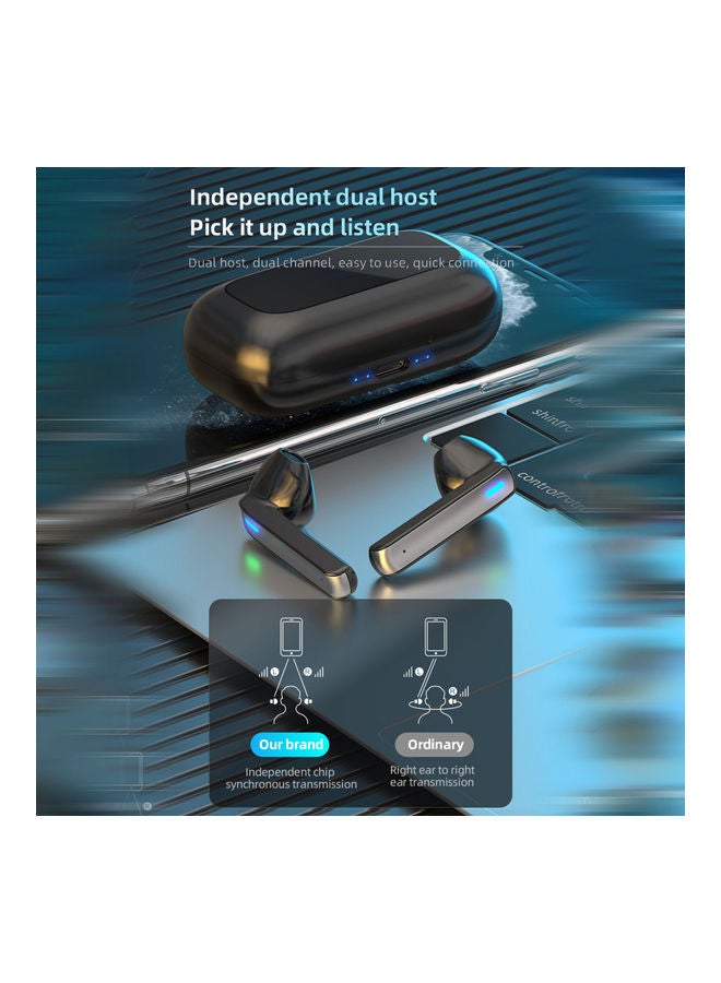 Generic Multifunctional Rechargeable Key Earphone with Intelligent Noise Reduction Function Black  - Image 4