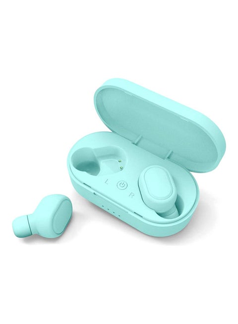 Multifunctional Rechargeable Key Earphone with Intelligent Noise Reduction Function Blue