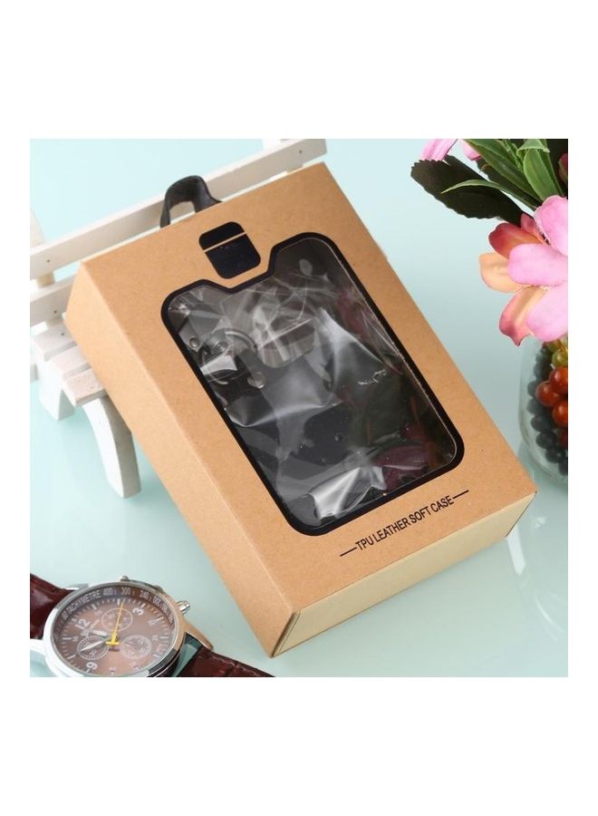 BGM Litchi Texture PU Leather Earphone Protective Case with Hook For AirPods Pro Black - Image 4