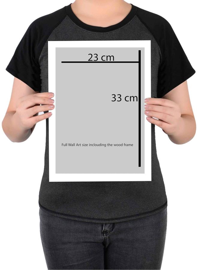 لوحة فنية بإطار بطبعة تدل على اليوم الوطني السعودي وطبعة الملك سلمان وولي العهد محمد بن سلمان متعدد الألوان 23x33سم - Image 2