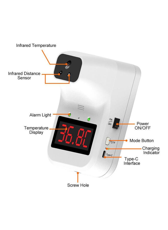 Generic Q1 Non-contact Infrared Thermometer White - Image 4