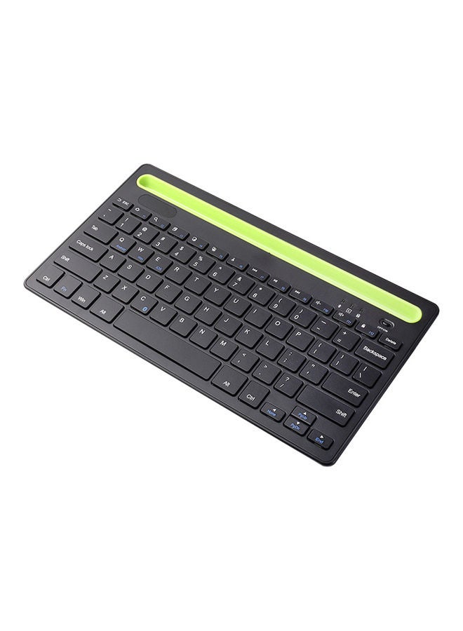 Rechargeable Wireless BT 3.0 Keyboard with 78-keys Black - Image 4