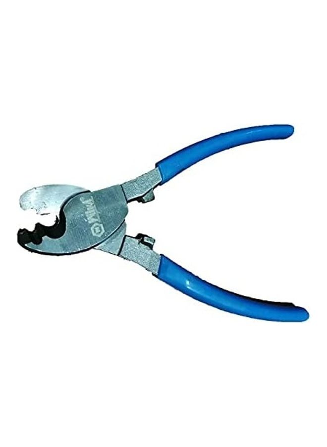 WIKA Chrome Vanadium Steel Cable Wire Cutter Tool Silver/Blue 8inch - Image 1