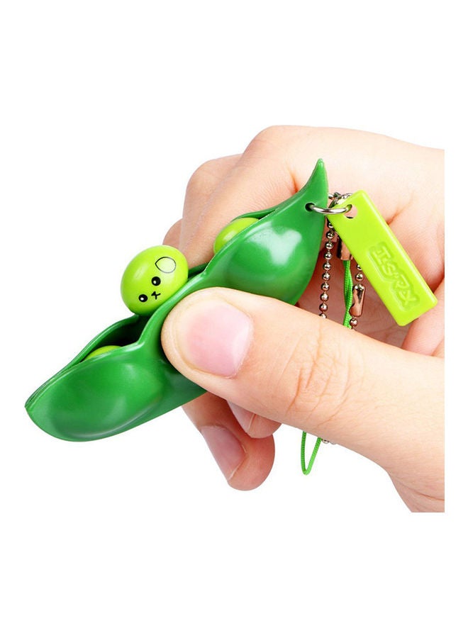 Generic - Stress Relief Pea Pod Key Chain 7.5x3x1.5cm - Image 1