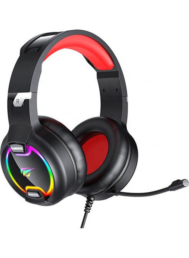 Havit H2233D Gaming Headphone 50Mm Speakers And Rgb Light With 3.5Mm+Usb Input,Black + Red - Image 3