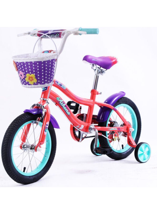 MOGOO Athena 14-Inch Kids Bike | 14-Inch Wheel Size | Adjustable Seat | Peach Color 14inch - Image 2