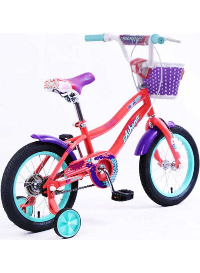 MOGOO Athena 14-Inch Kids Bike | 14-Inch Wheel Size | Adjustable Seat | Peach Color 14inch - Image 3