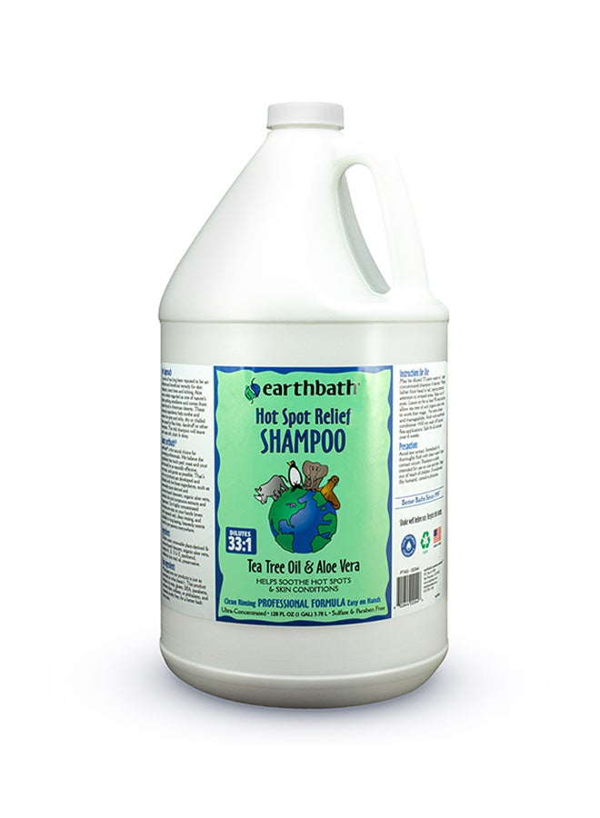 earthbath - Hot Spot Relief Shampoo Tea Tree Oil And Aloe Vera 3.78Liters - Image 1