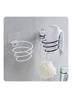 Generic Wall Mounted Hair Dryer Holder White 10 x 9 x 10cm  - Image 3