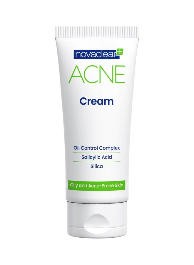 novaclear Acne Cream White/Green 40ml - Image 2