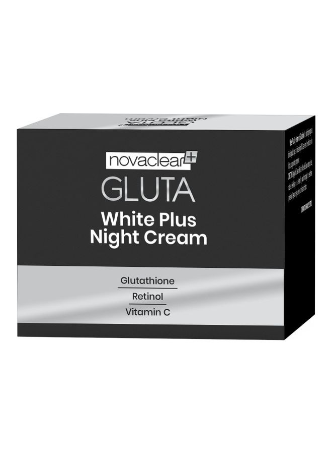 novaclear - Gluta White Plus Night Cream Black/Silver 50ml - Image 1