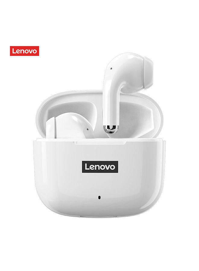 لينوفو LP40 Wireless BT5.1 Semi-in-ear Sports Earbuds White - Image 3