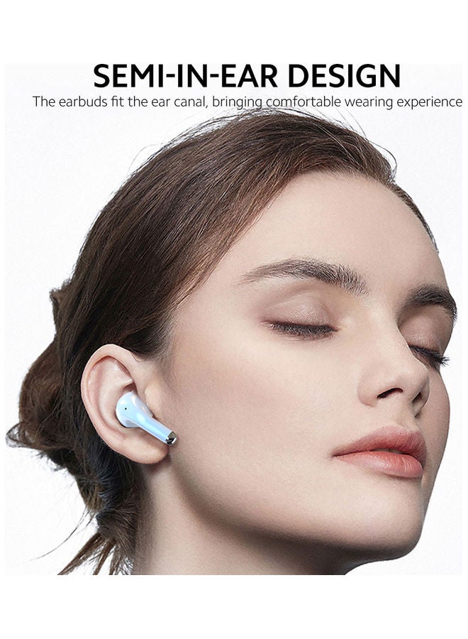 لينوفو LP40 Wireless BT5.1 Semi-in-ear Sports Earbuds White - Image 5