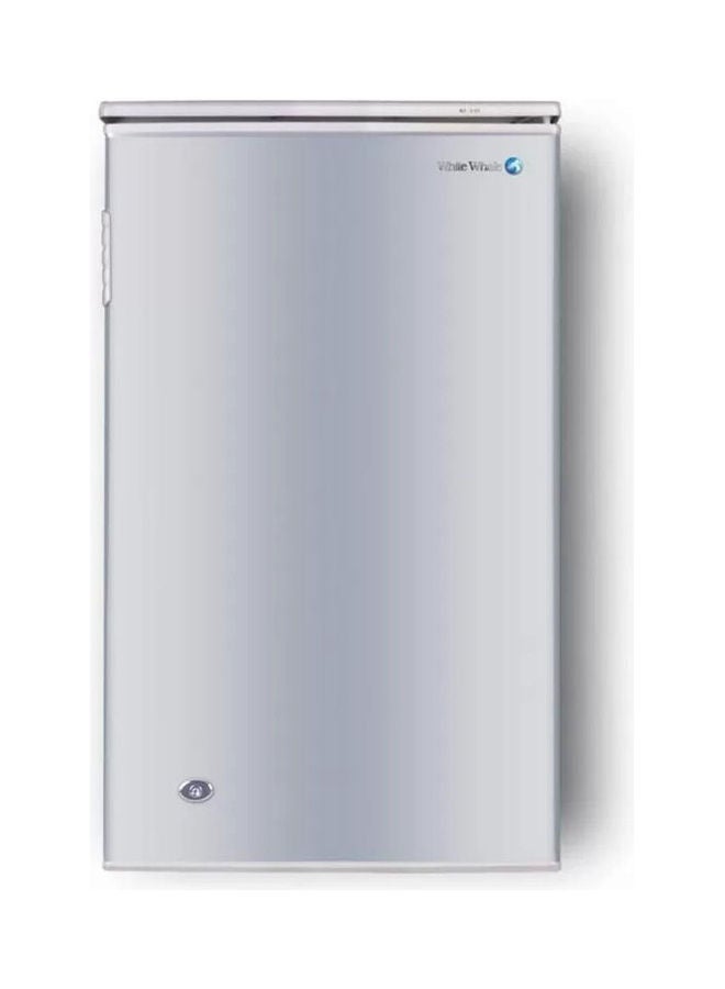 White Whale 4.4 Feet Refrigerator Mini Bar- Stainless Steel WR-R4KSS Silver - Image 1