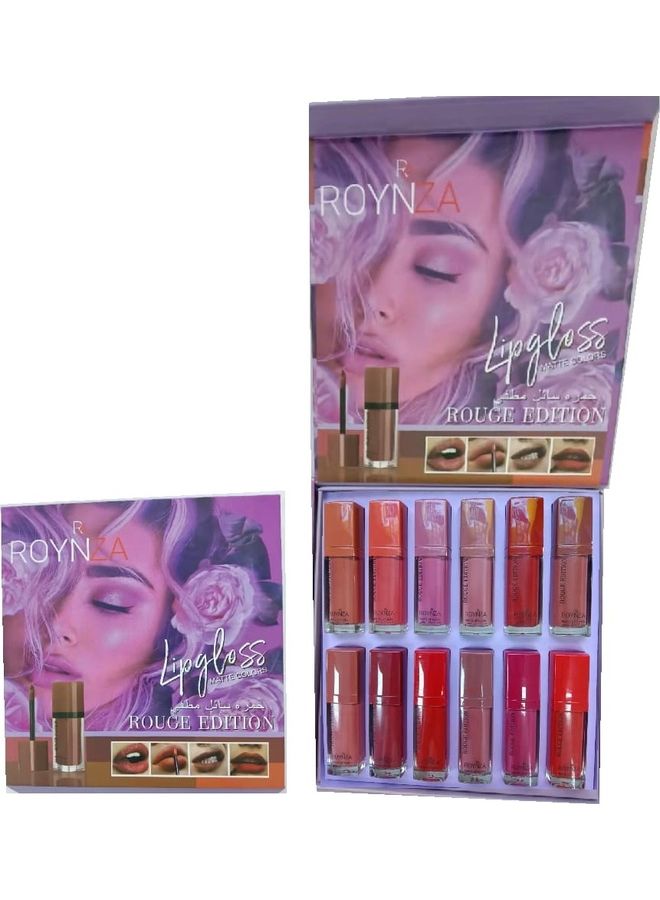 روينزا طقم أحمر شفاه سائل مكون من 12 قطعة . متعدد الألوان - Image 1