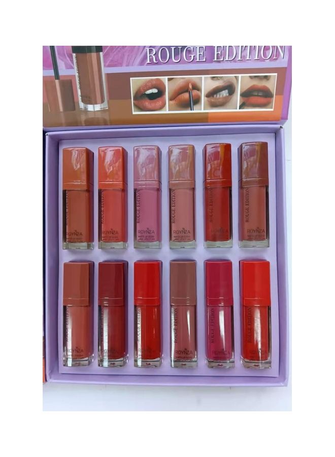 روينزا طقم أحمر شفاه سائل مكون من 12 قطعة . متعدد الألوان - Image 2