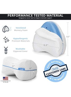 Alfa.life Leg and Knee Foam Support Pillow Soothing Pain Relief for Sciatica, Back And Hips  - Image 2