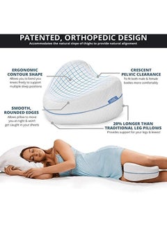 Alfa.life Leg and Knee Foam Support Pillow Soothing Pain Relief for Sciatica, Back And Hips  - Image 3