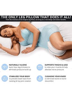 Alfa.life Leg and Knee Foam Support Pillow Soothing Pain Relief for Sciatica, Back And Hips  - Image 4