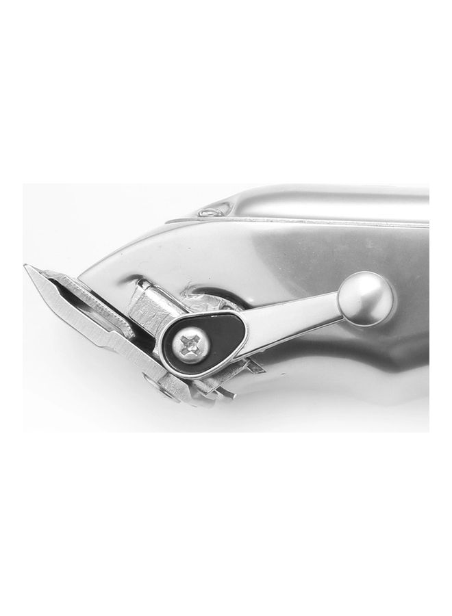 Kemei Metal Professional Cordless Clipper Silver 20cm - Image 4