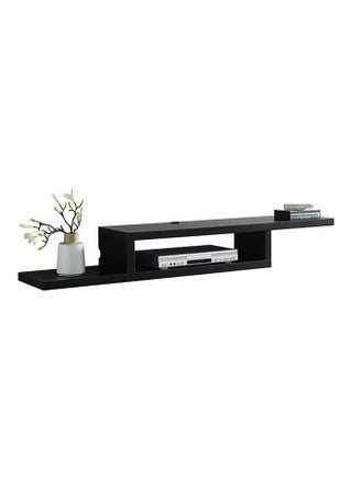 Modern TV Stand Shelf Black 110x24x15cm - v1631254301/N50799585A_1