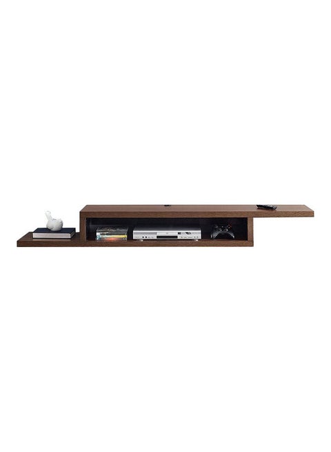 Modern TV Stand Shelf Brown 15x24x135cm