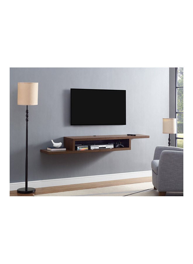 MODERN HOME Modern TV Stand Shelf Brown 15x24x135cm  - Image 2