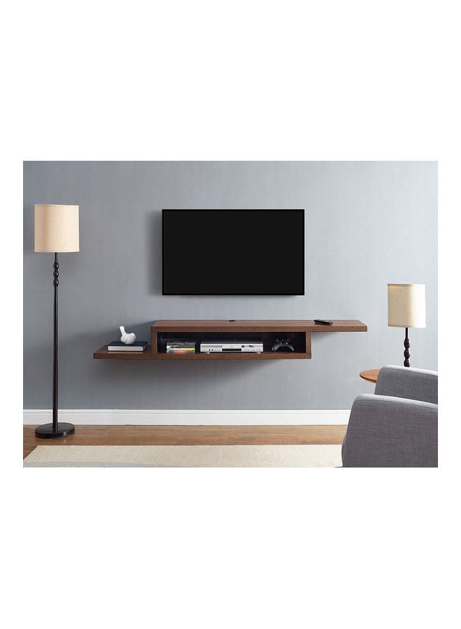 MODERN HOME Modern TV Stand Shelf Brown 15x24x135cm  - Image 3
