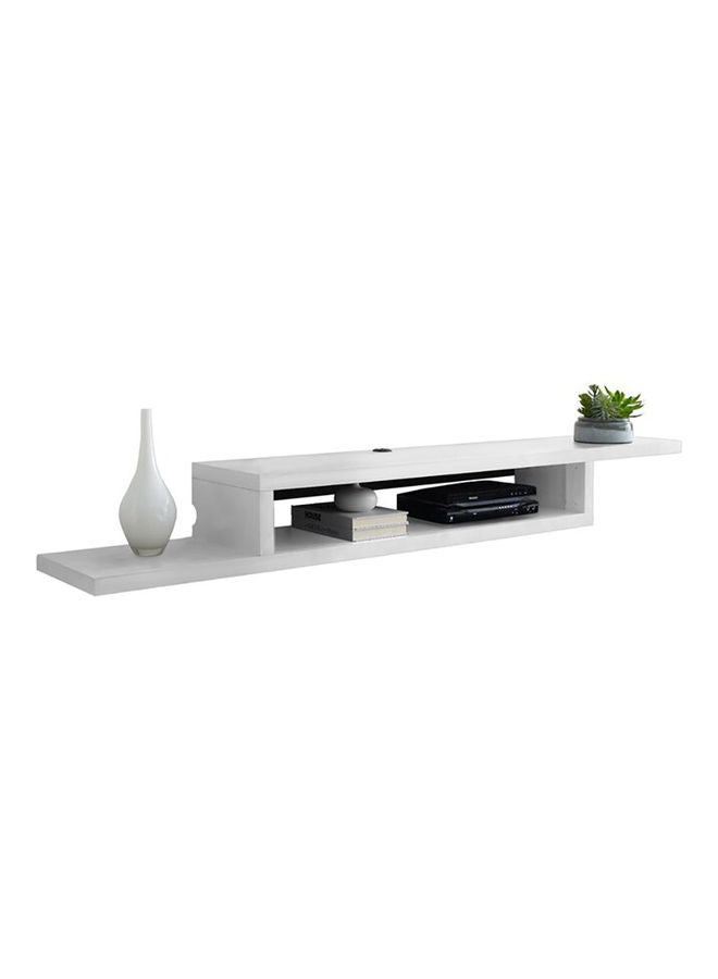 MODERN HOME Modern TV Stand Shelf White 135x24x15cm  - Image 1