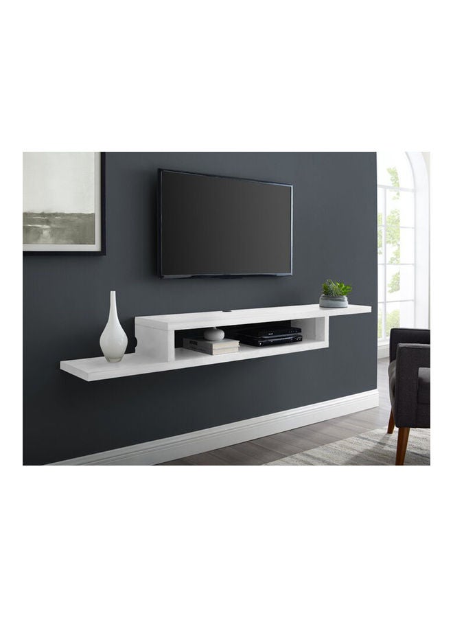 MODERN HOME Modern TV Stand Shelf White 135x24x15cm  - Image 2