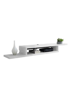 Modern TV Stand Shelf White 110x24x15cm - v1631254308/N50799584A_1