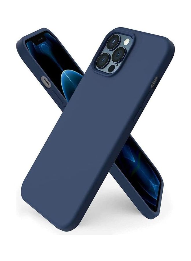 ICS Premium Soft Liquid Silicone Full Body Protection Case For Apple iPhone 12 Pro Blue - Image 1