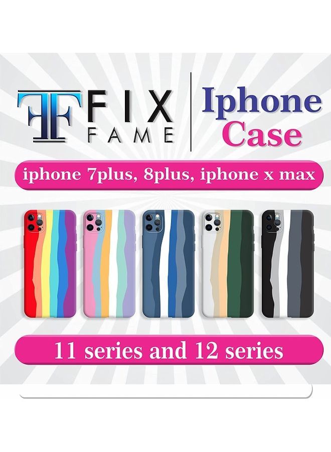 ICS Premium Soft Liquid Silicone Full Body Protection Case For Apple iPhone 11 Pro Multicolour - Image 2
