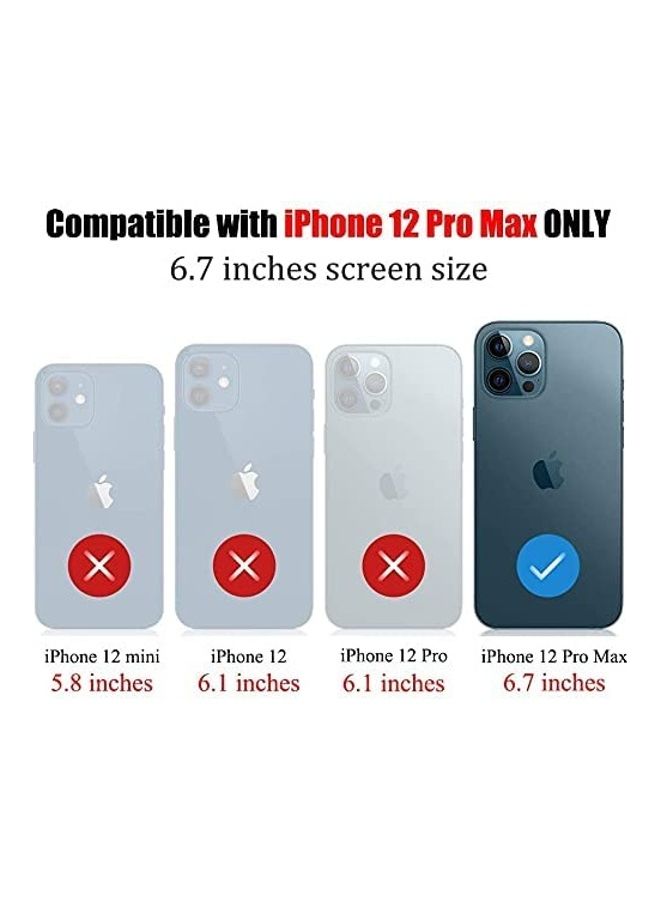 ICS Apple iPhone 12 Pro Max Case with Magnetic Stand & Holder Black - Image 2