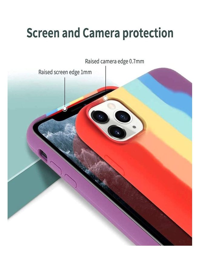 ICS Premium Silicone Full Body Protection Anti-Scratch Case For Apple iPhone 11 Pro Max Multicolour - Image 2