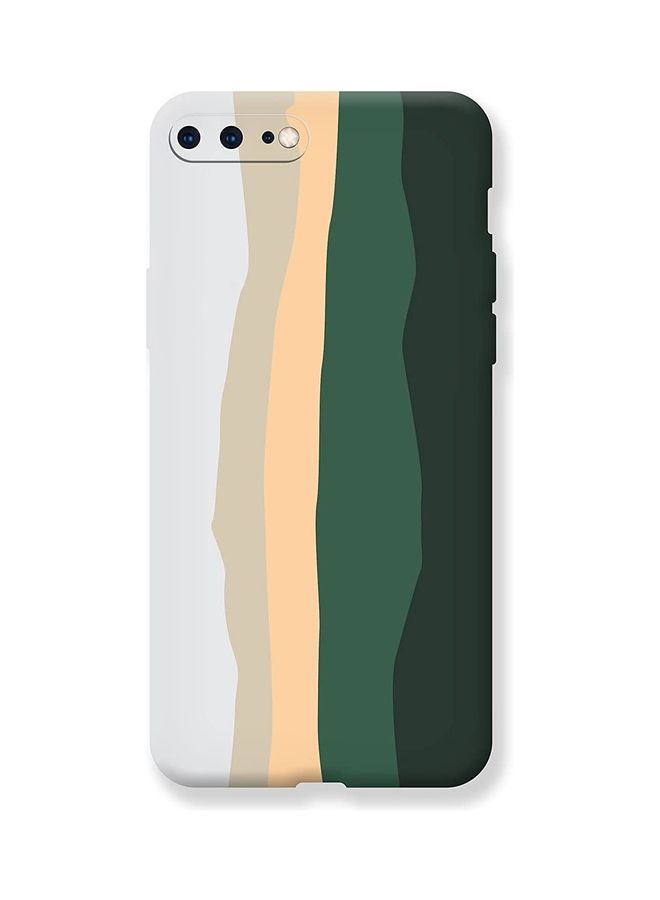 ICS Soft Liquid Silicone Slim and Full Body Protection Cover For Apple iPhone 7 Plus Multicolour - Image 1