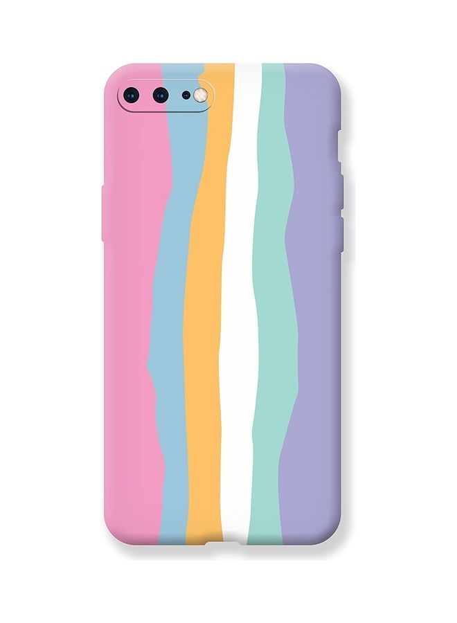 ICS Soft Liquid Silicone Slim and Shockproof Protection Cover For Apple iPhone 7 Plus Multicolour - Image 1