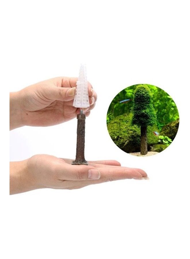 ديكور نبات بتصميم شجرة مغطاة بالطحالب متعدد الألوان 13سم - Image 2