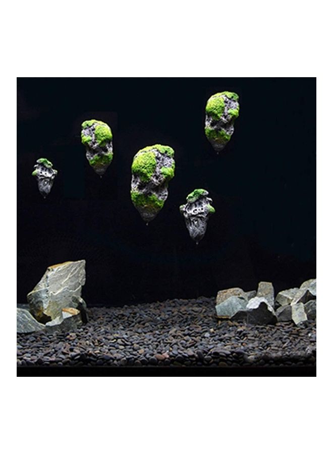 طحالب صناعية عائمة لحوض السمك بتصميم حجر خفاف معلق متعدد الألوان 13x21سم - Image 4