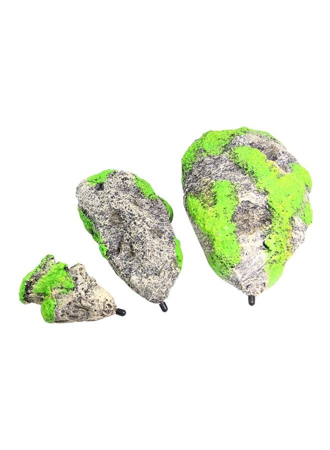 طحالب صناعية عائمة لحوض السمك بتصميم حجر خفاف معلق متعدد الألوان 13x21سم - Image 5