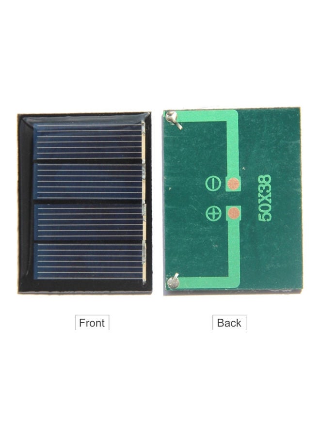 Generic 0.23W 2V Mini Solar Cell Polycrystalline Silicone Portable Solar Panel Black 12.00 X 1.00 X 11.00cm  - Image 3