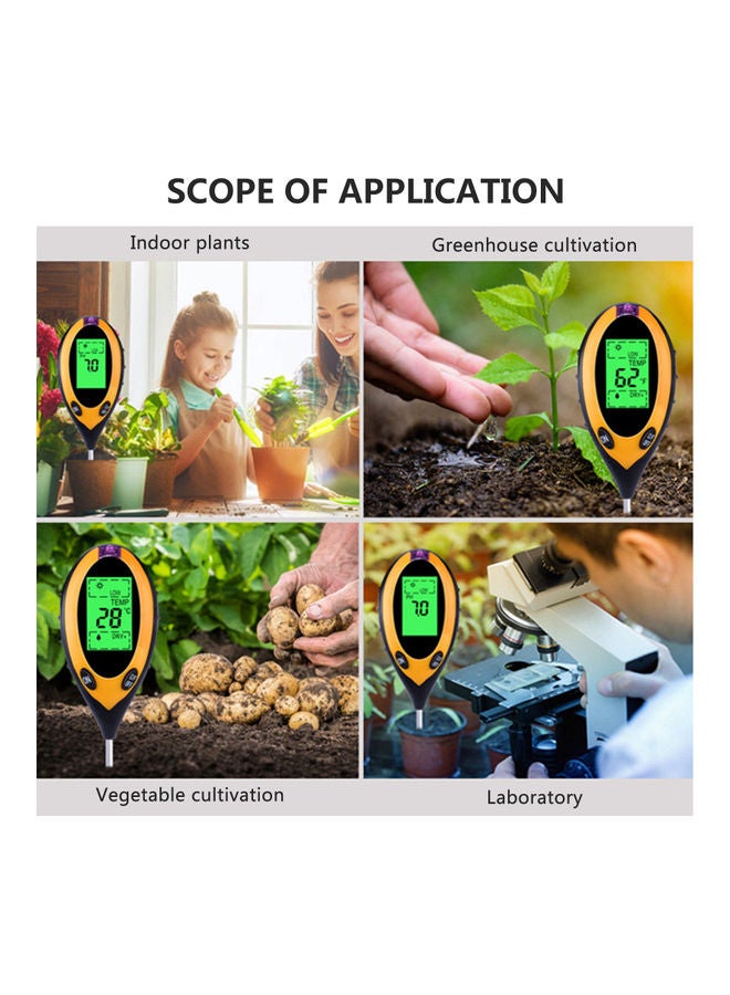 Generic 4-In-1 Soil Nutrient Content Detector Multicolour 33 x 3 x 7cm  - Image 5