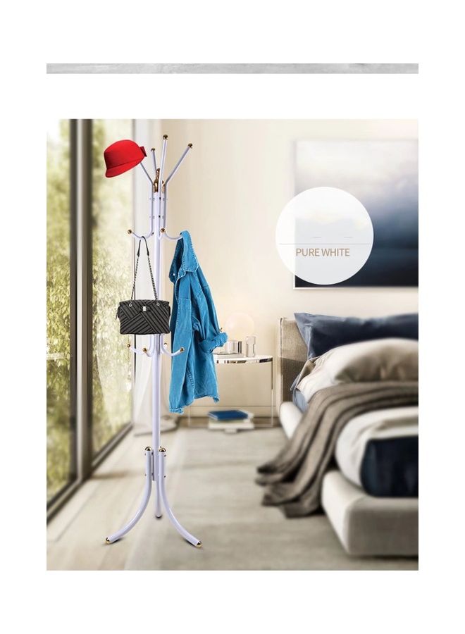 Falpro Free-Standing Metal Coat Rack White 72x20x8.5cm  - Image 3