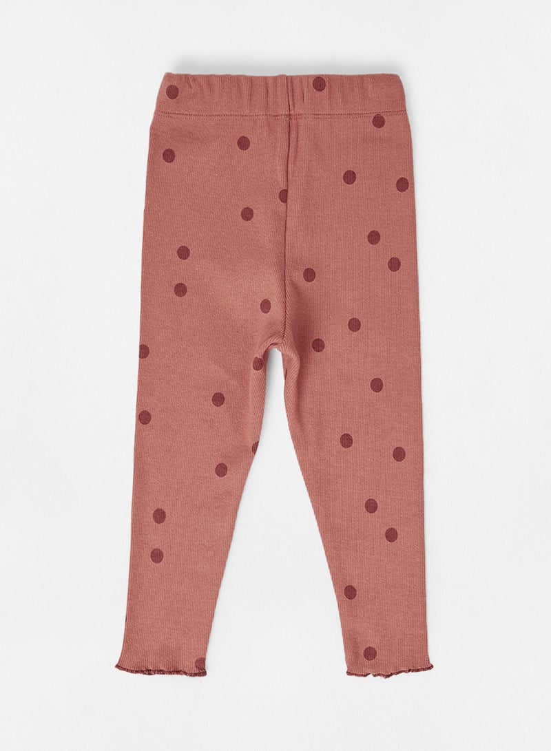 NAME IT - Kids Daisy Duck & Minnie Mouse Sweatpants Etruscan Red - Image 1