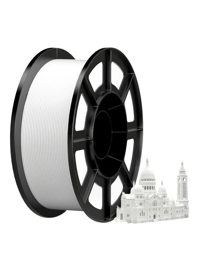 1.75mm-PLA 3D Printer Filament-1kg Spool White  - Image 1