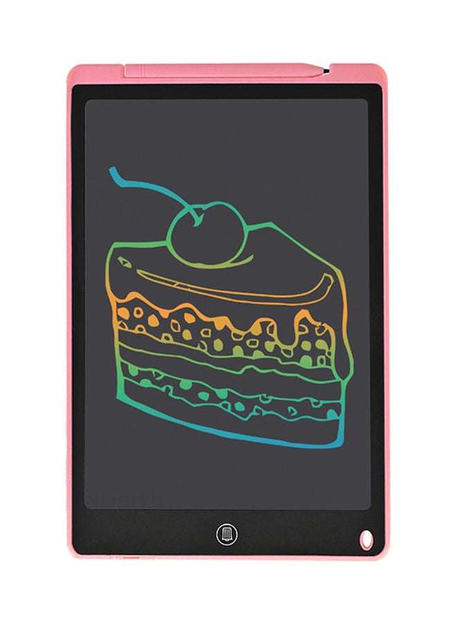 لوحة كتابة LCD ملونة بحجم 12 بوصة مع قلم للرسم وتدوين الملاحظات وترك الرسائل - Image 1