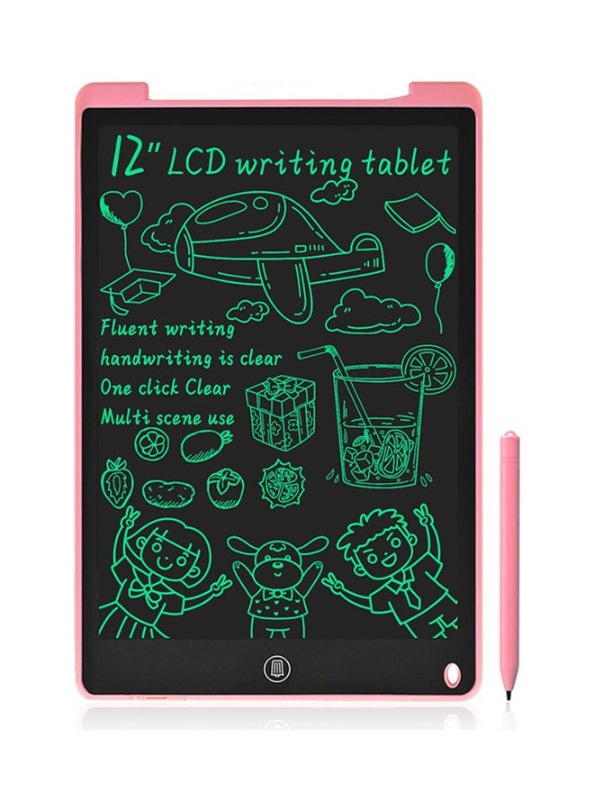 12-Inch Monochrome Screen LCD Writing Tablet with Stylus Drawing Taking Notes Leaving Messages  - Image 1