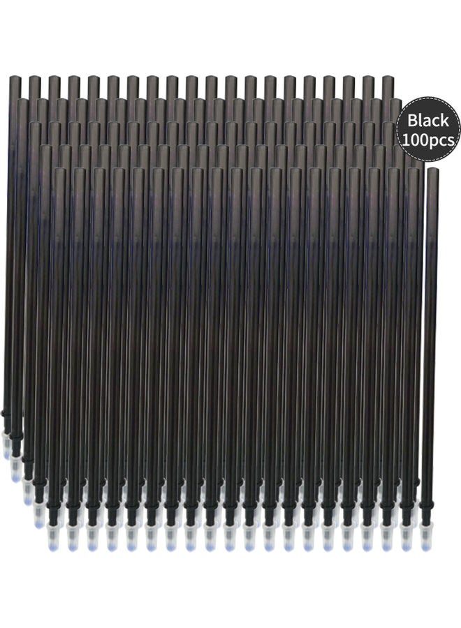 Generic 100-Piece Replacement Ink Gel Pen Refills Fine Point 0.5mm Black  - Image 3