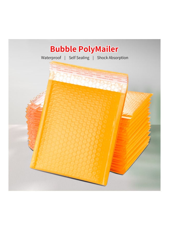 Generic 50-Piece Bubble Mailers Padded Shipping Envelope Bag Yellow  - Image 5