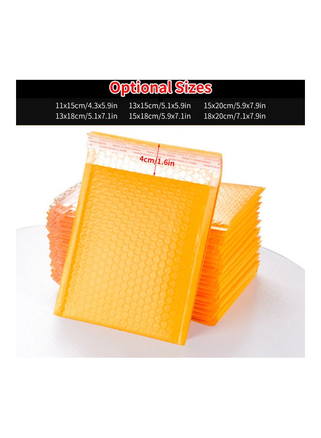 Generic 50-Piece Bubble Mailers Padded Shipping Envelope Bag Yellow  - Image 3